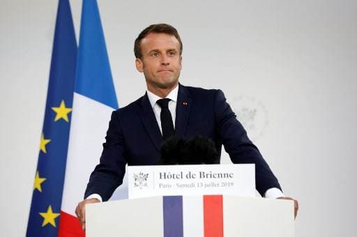 Emmanuel Macron, Presidente de Francia. Foto AFP
