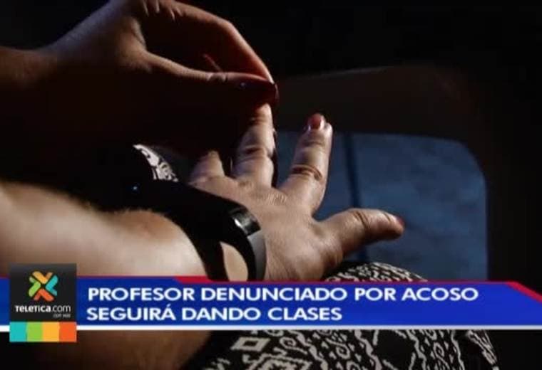 Profesor que fue suspendido en dos ocasiones por casos de acoso seguirá dando clases en el liceo experimental bilingüe de moravia, pese a nuevas denuncias.