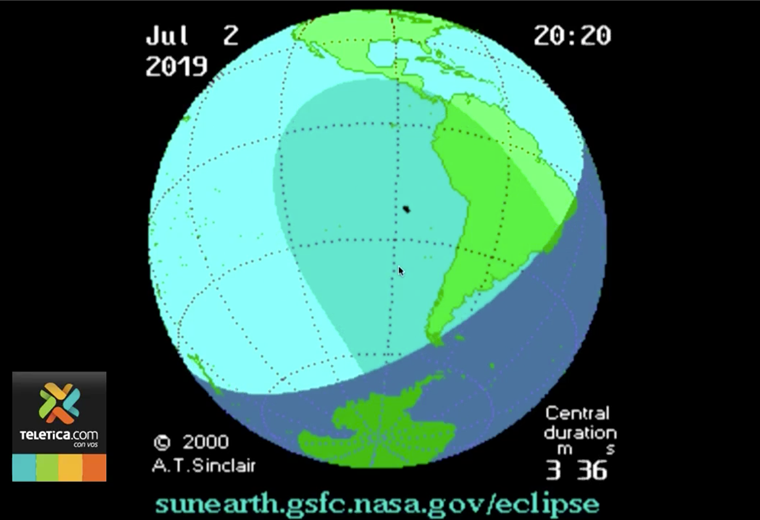 Costarricenses podrán apreciar eclipse parcial de sol si las condiciones climáticas lo permiten