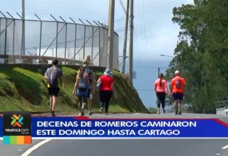 Romeros iniciaron este fin de semana su peregrinación hacia Cartago