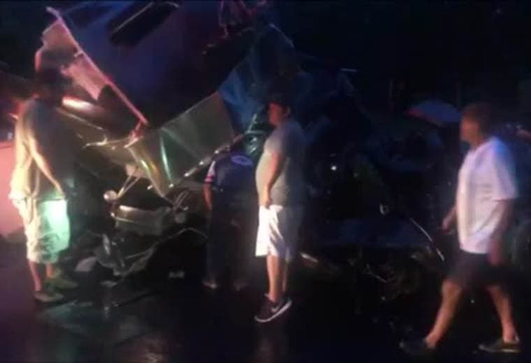 Accidente provoca presas en ruta 32