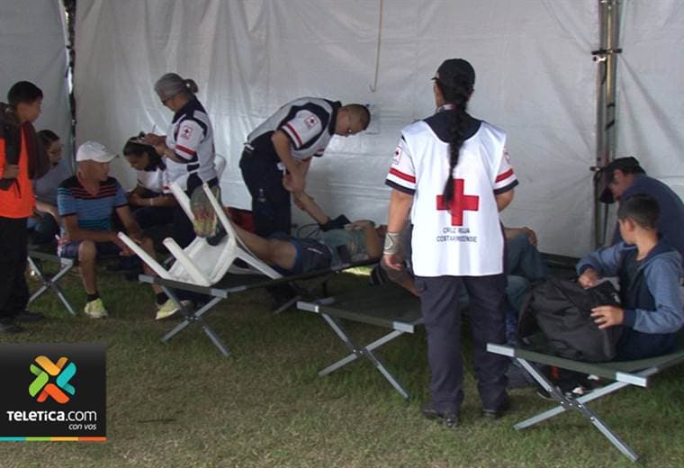 Del pasado jueves a este lunes la Cruz Roja atendió a 358 romeros por varios problemas de salud