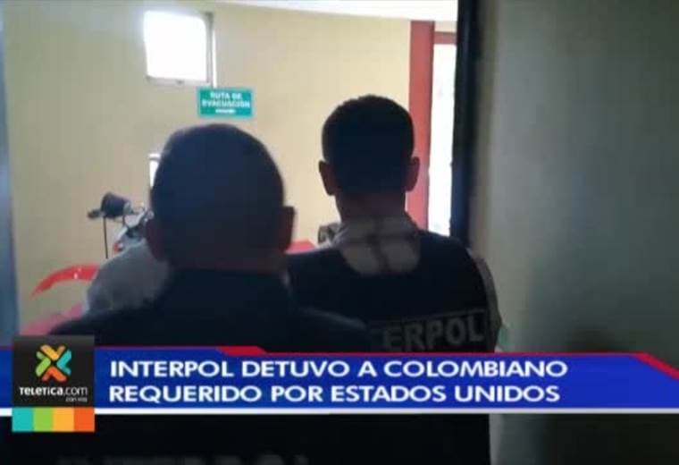 Interpol Costa Rica detuvo a colombiano requerido por la justicia de EE.UU. por tráfico de drogas
