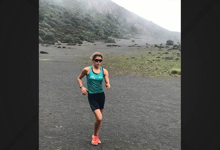 Noelia Vargas entrena en el Irazú de cara a los Panamericanos