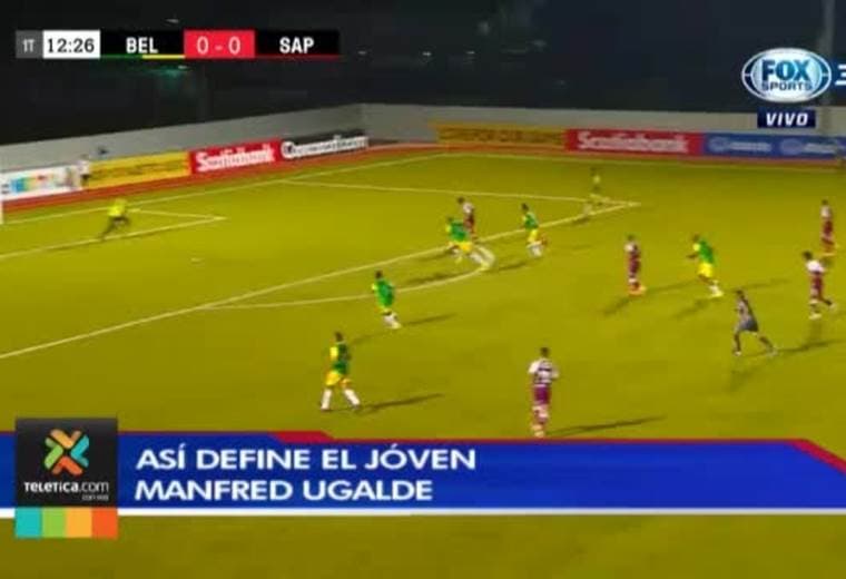 Joven Manfred Ugalde responde con goles ante cada oportunidad que brinda Centeno