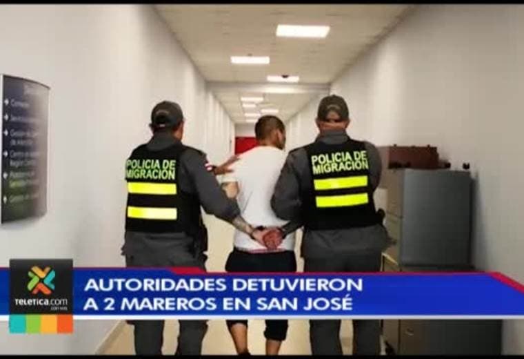 Autoridades detuvieron a dos presuntos mareros en San José