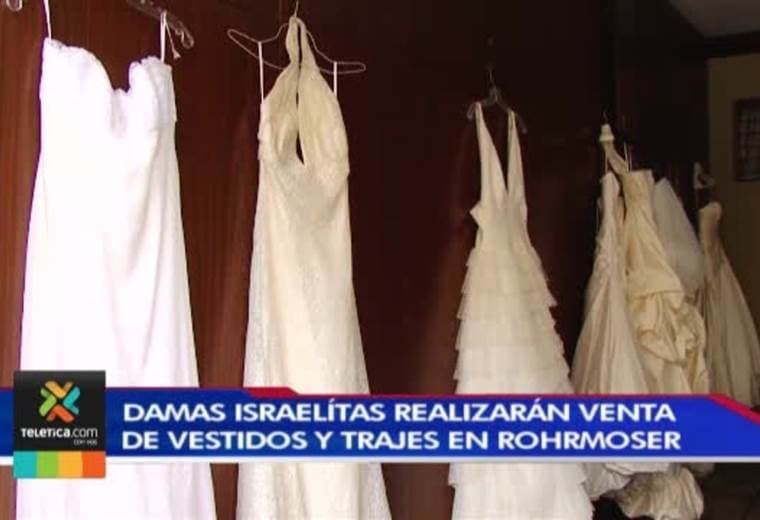 Asociación Damas Israelitas tendrá a la venta en Rohrmoser vestidos y trajes masculinos