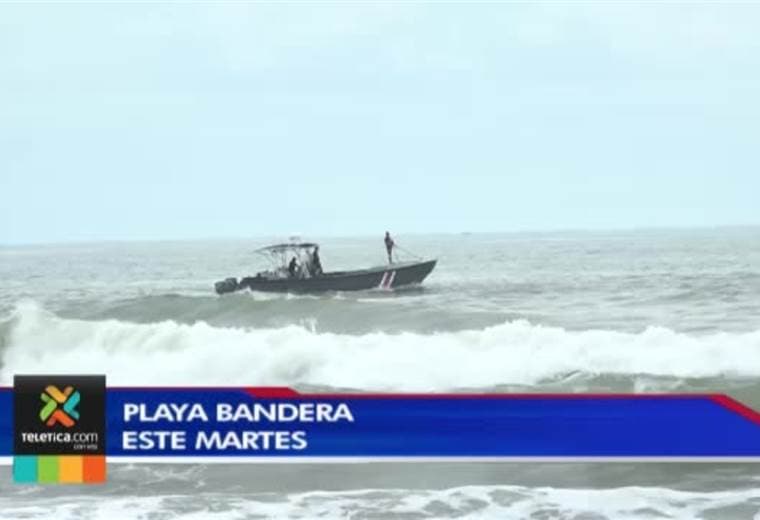 Cruz Roja continúa rastreando las cercanías de Playa Bandera en busca de un adolescente