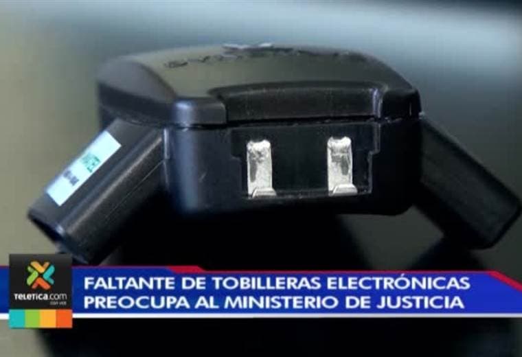 Ministerio de Justicia se queda sin tobilleras electrónicas por segunda vez en el año