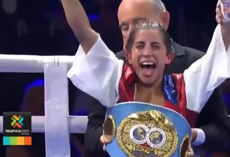 Yokasta Valle defenderá en Costa Rica su título mundial de boxeo que ganó en España