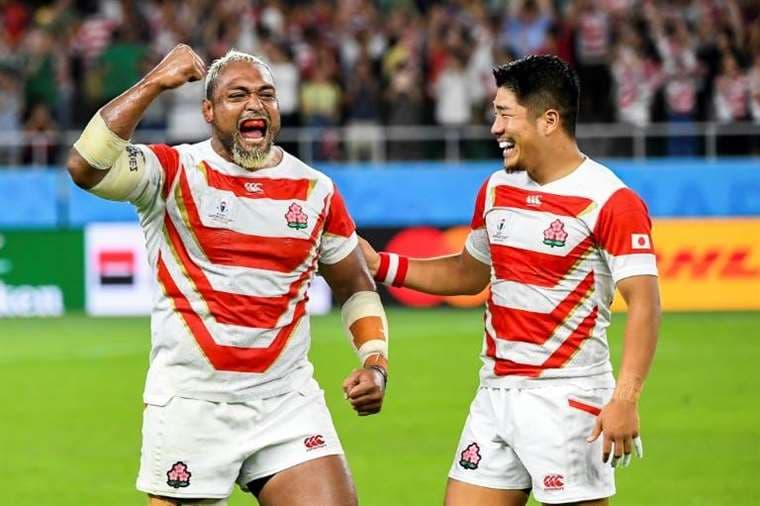 Japón celebra su triunfo en el Mundial de Rugby | AFP