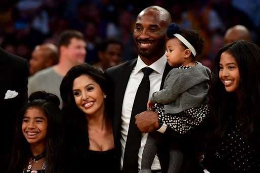 Gianna Maria Onore (izquierda) habría fallecido junto a su padre Kobe Bryant en el accidente. AFP