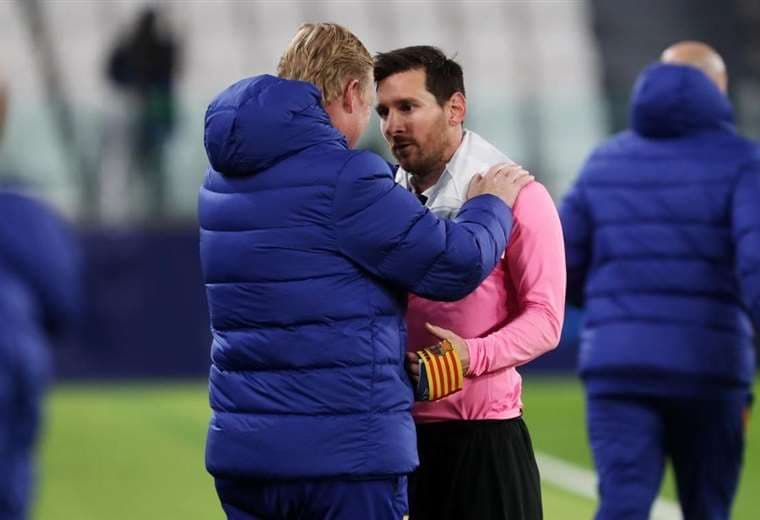 Koeman y Messi | FCBarcelona.com