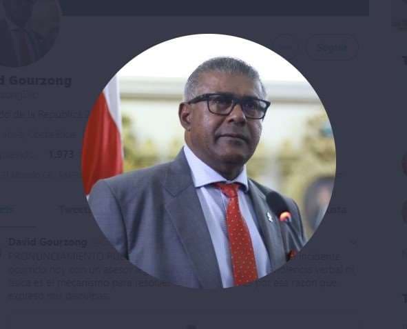 Fotografía Twitter David Gourzong