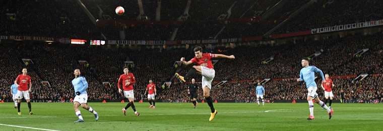 Derbi de Mánchester. AFP