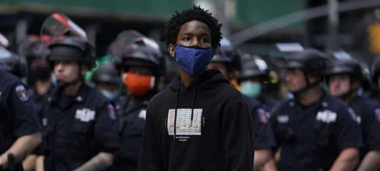 Protestas en Estados Unidos. AFP