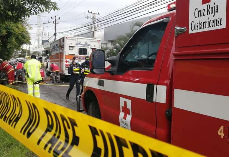 Accidente en la General Cañas - Fotografías Guillermo Bonilla