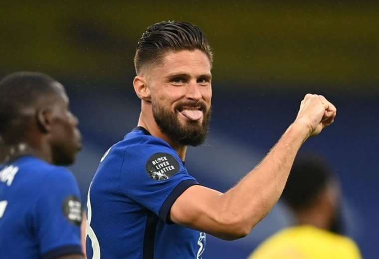 Olivier Giroud. Facebook Chelsea