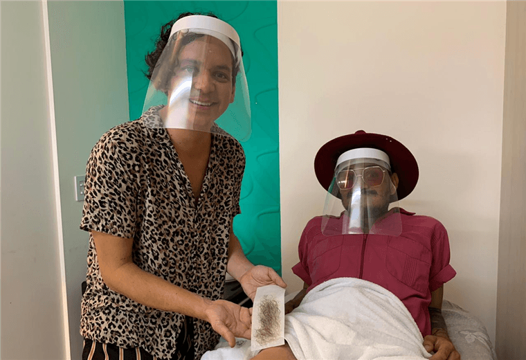 Depilación con cera hizo sufrir al dúo “Chillax”