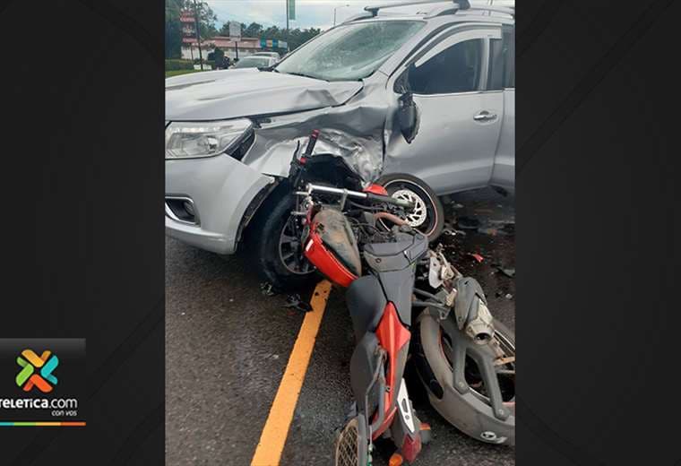 Motociclista fallecido en Pérez Zeledón