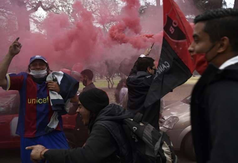 Fanáticos de Newell´s. AFP