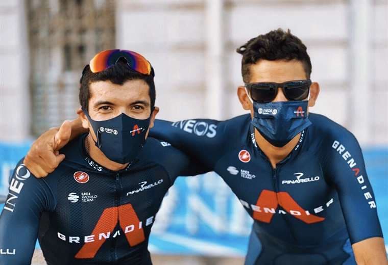 Twitter Ineos Grenadiers.