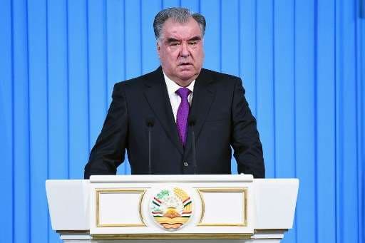 Presidente de Tayikistán - AFP