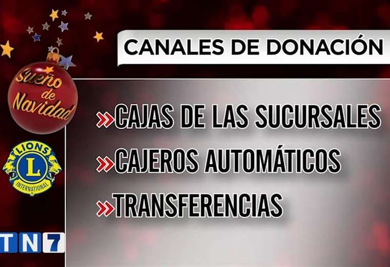 Canales de donación para Sueños de Navidad ya están habilitados