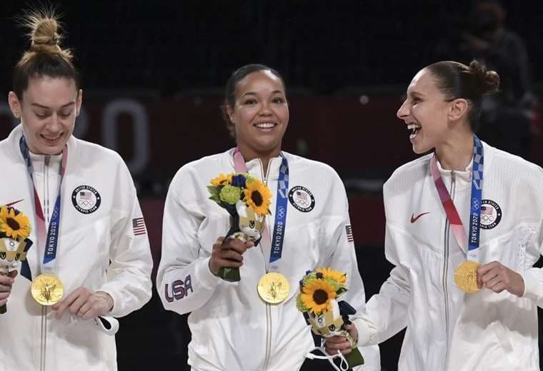 Equipo femeninos baloncesto EEUU. AFP