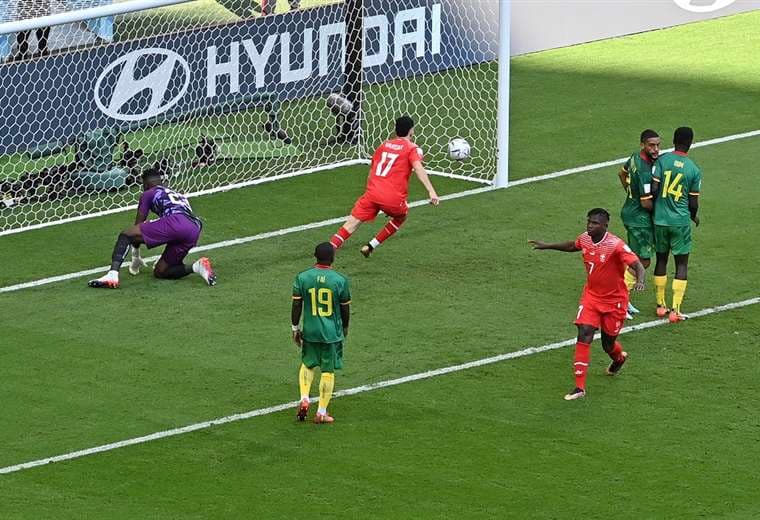 Suiza-Camerún. AFP