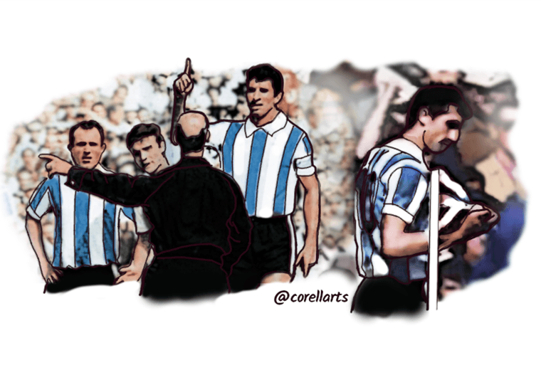 Rattín y el "desplante real" que dio origen a las tarjetas