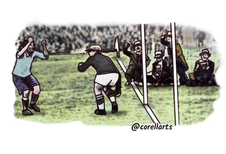 Un policía le dio a Uruguay “el pase” a la final del Mundial