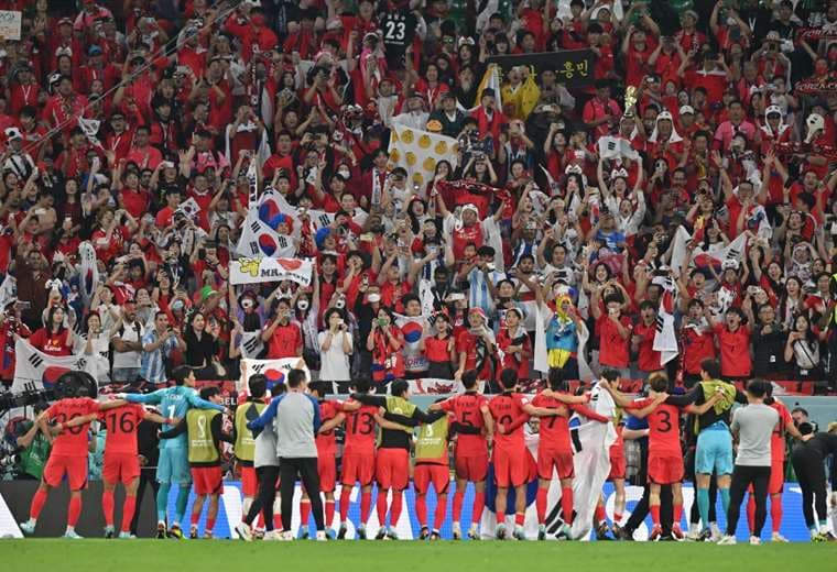 Selección de Corea. AFP