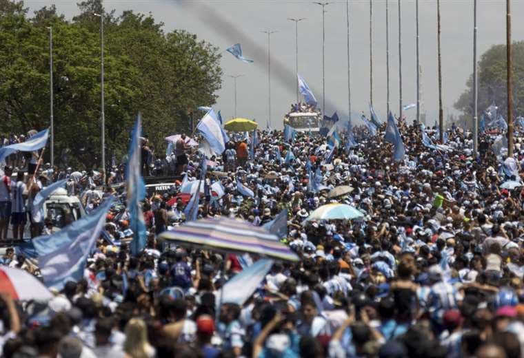 Así festejó Buenos Aires el triunfo en el Mundial.