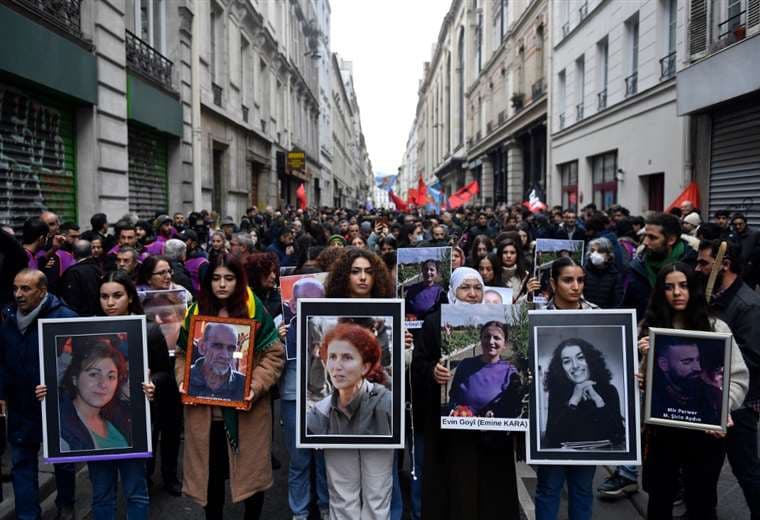 Manifestación en París. AFP