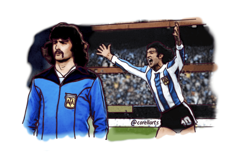 El bigote maldito del Matador Mario Alberto Kempes