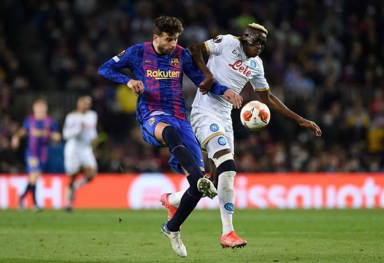 Barcelona igualó con el Nápoles en Europa League.