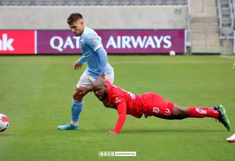 El Santos perdió ante el New York City. Foto: Prensa Santos