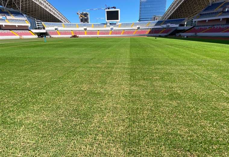 El Estadio Nacional tendrá gramilla híbrida. Foto: Ricardo Cordero
