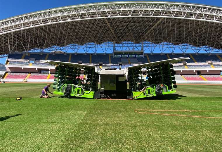 El Estadio Nacional tendrá gramilla híbrida. Foto: Ricardo Cordero