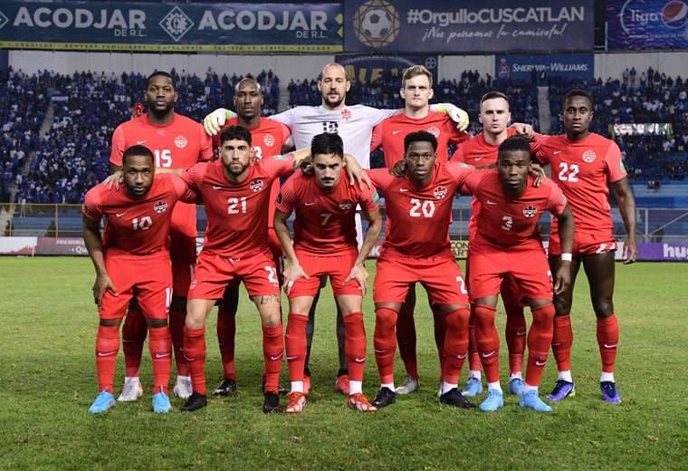 Selección de Canadá en el Cuscatlán. Foto: Federación Canadiense de Fútbol