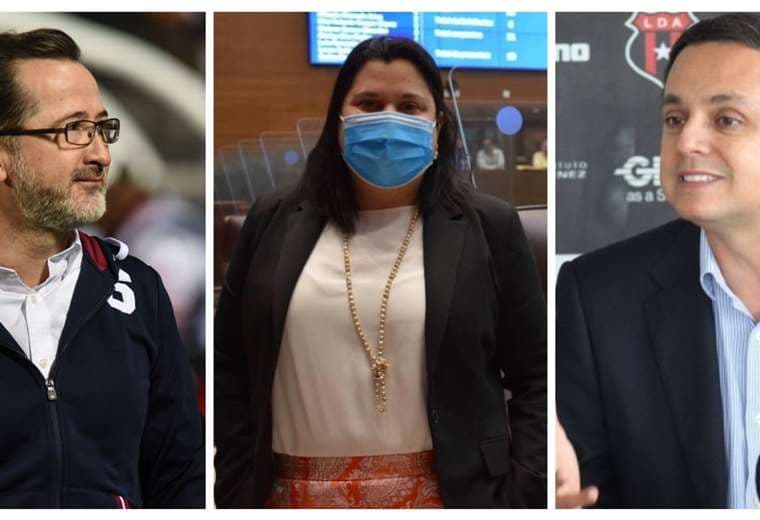 Juan Carlos Rojas, Paola Vega y Fernando Ocampo.