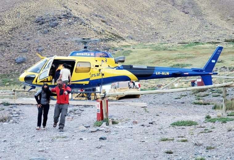 Ligia Madrigal se congeló subiendo el Aconcagua. Foto: Cortesía