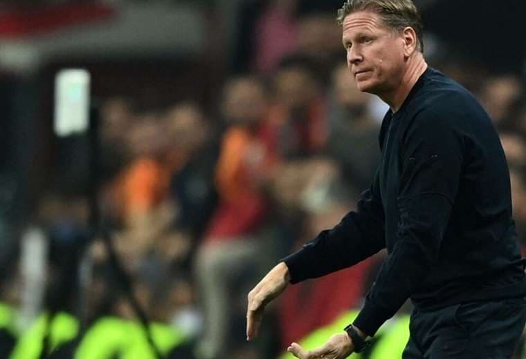 Markus Gisdol, técnico del Lokomotiv de Moscú. Foto: AFP