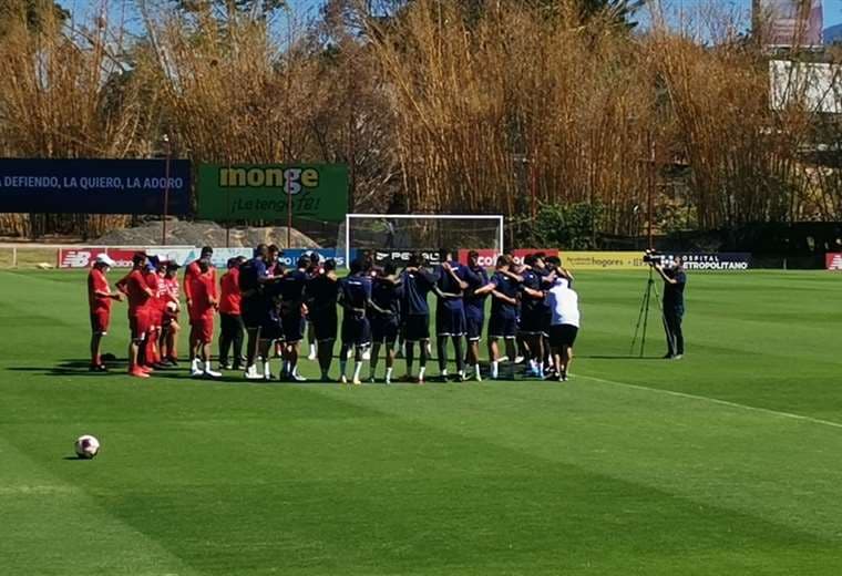 Entrenamiento de La Sele