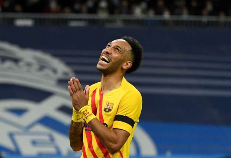 Aubameyang fue la figura del clásico. Foto: AFP