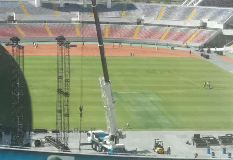 Así luce este lunes la gramilla del Nacional