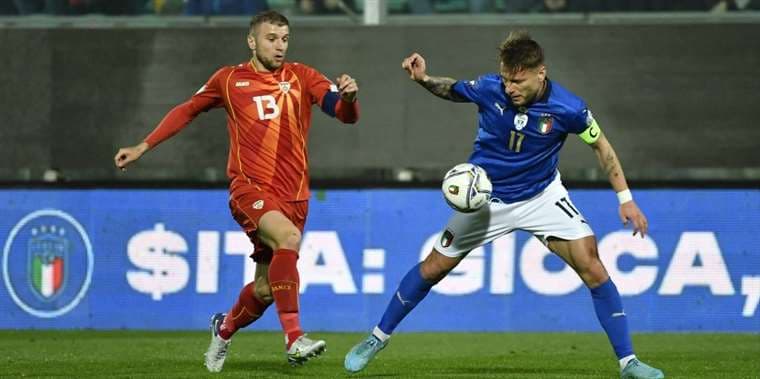 Italia-Macedonia. AFP
