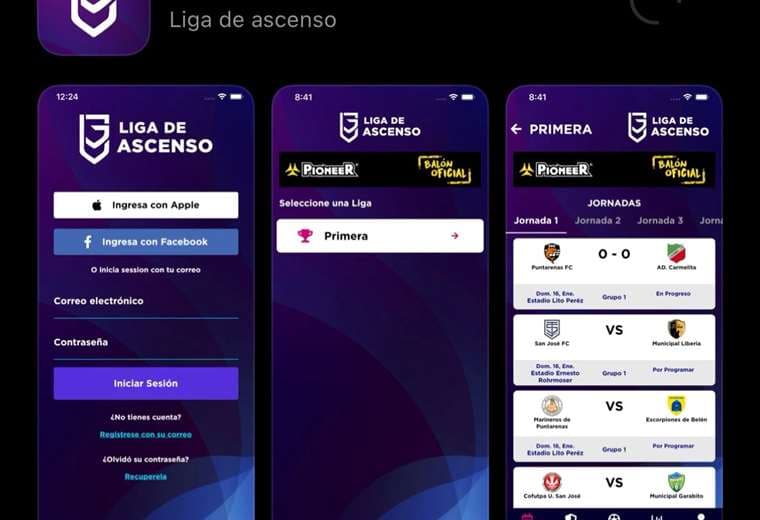 Aplicación Liga Ascenso