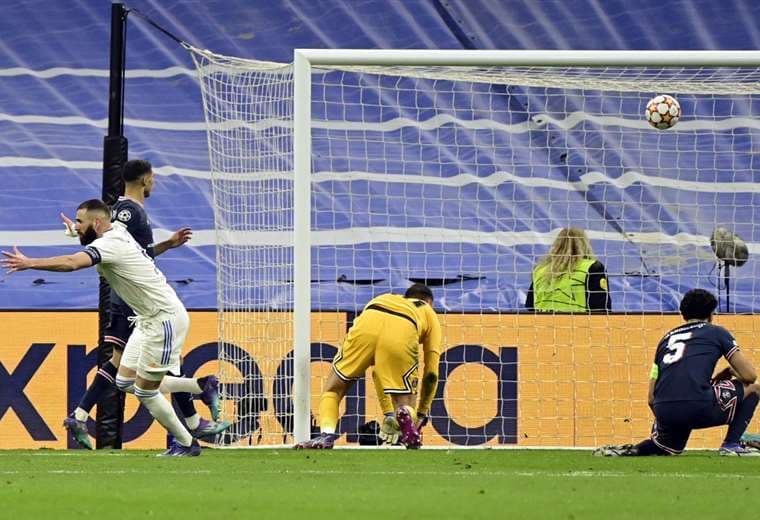 Karim Benzema figura en el triunfo del Real Madrid. Foto: AFP